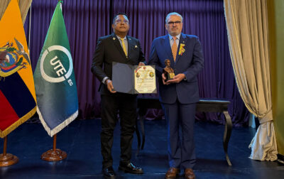 Condecoración Dr. Eugenio Espejo - UTE